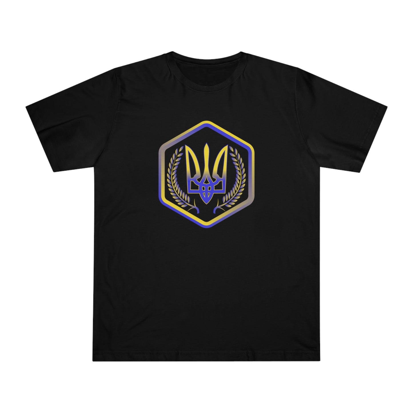 Prevail Ukraine™ Coat of Arms Deluxe T-shirt (Unisex)