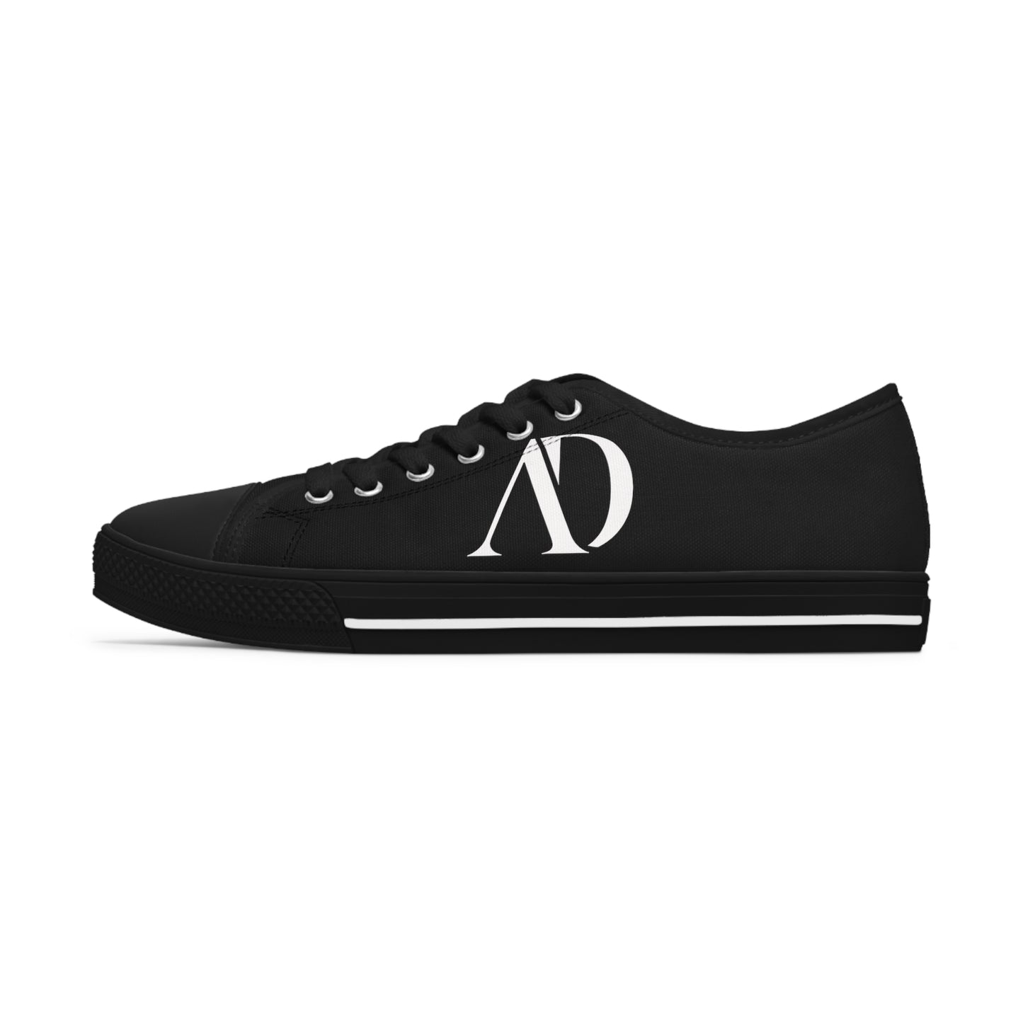 DeCrypt De Classic™ Black on Black Low Top Sneakers For Women