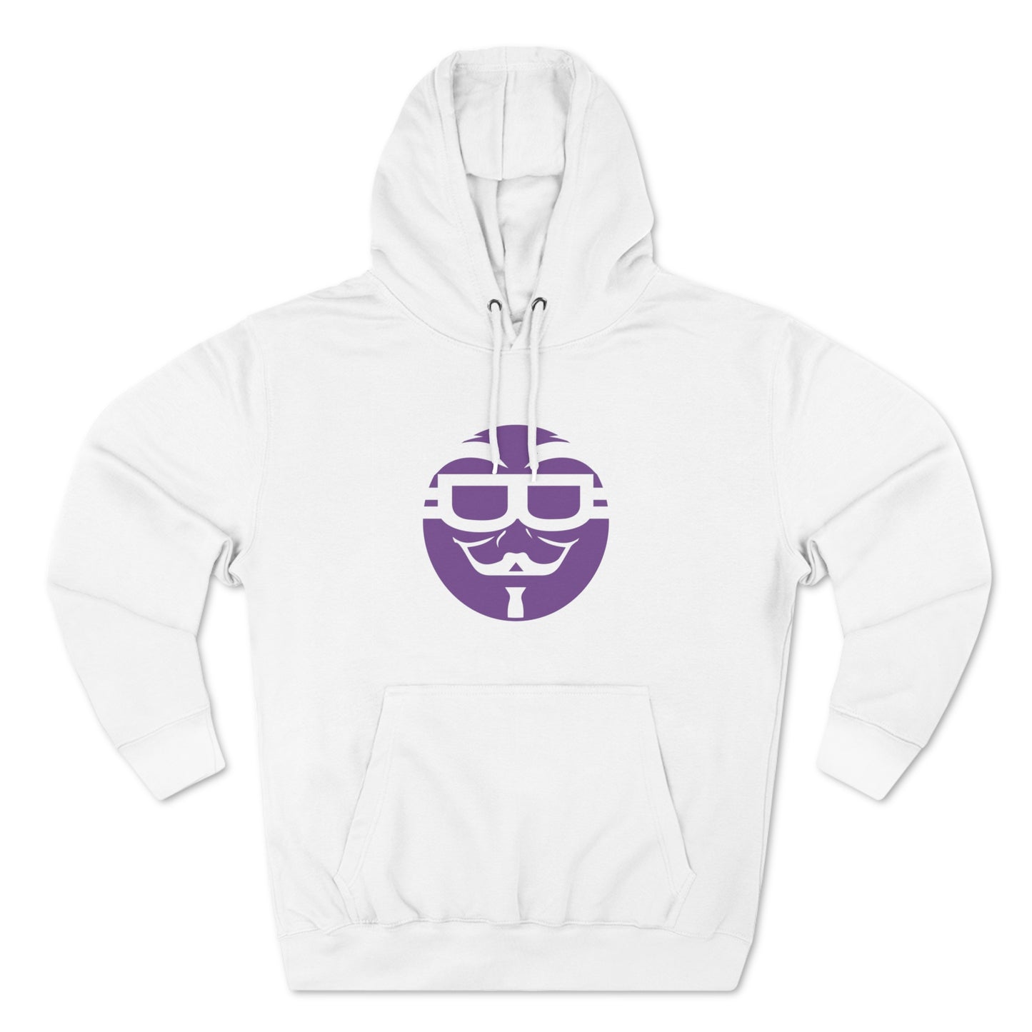 Cool as Crypto™ Purple Logo Premium Pullover Hoodie (Unisex)